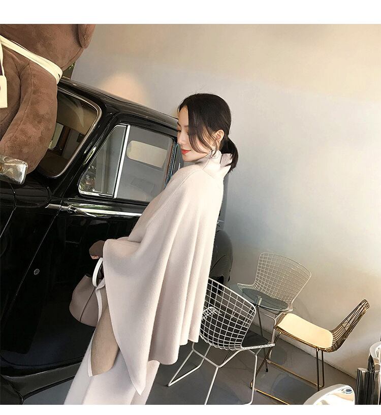 【set】ケープコート×ワイドパンツセット　M18481