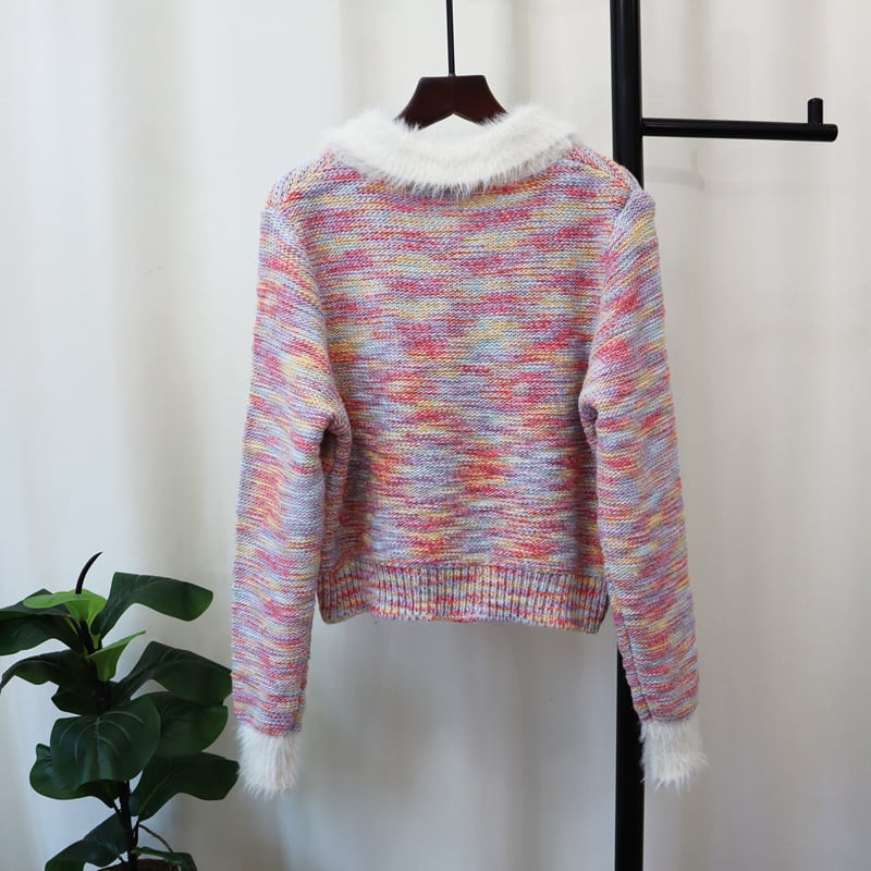 【outer】ニットカーデ　M25446