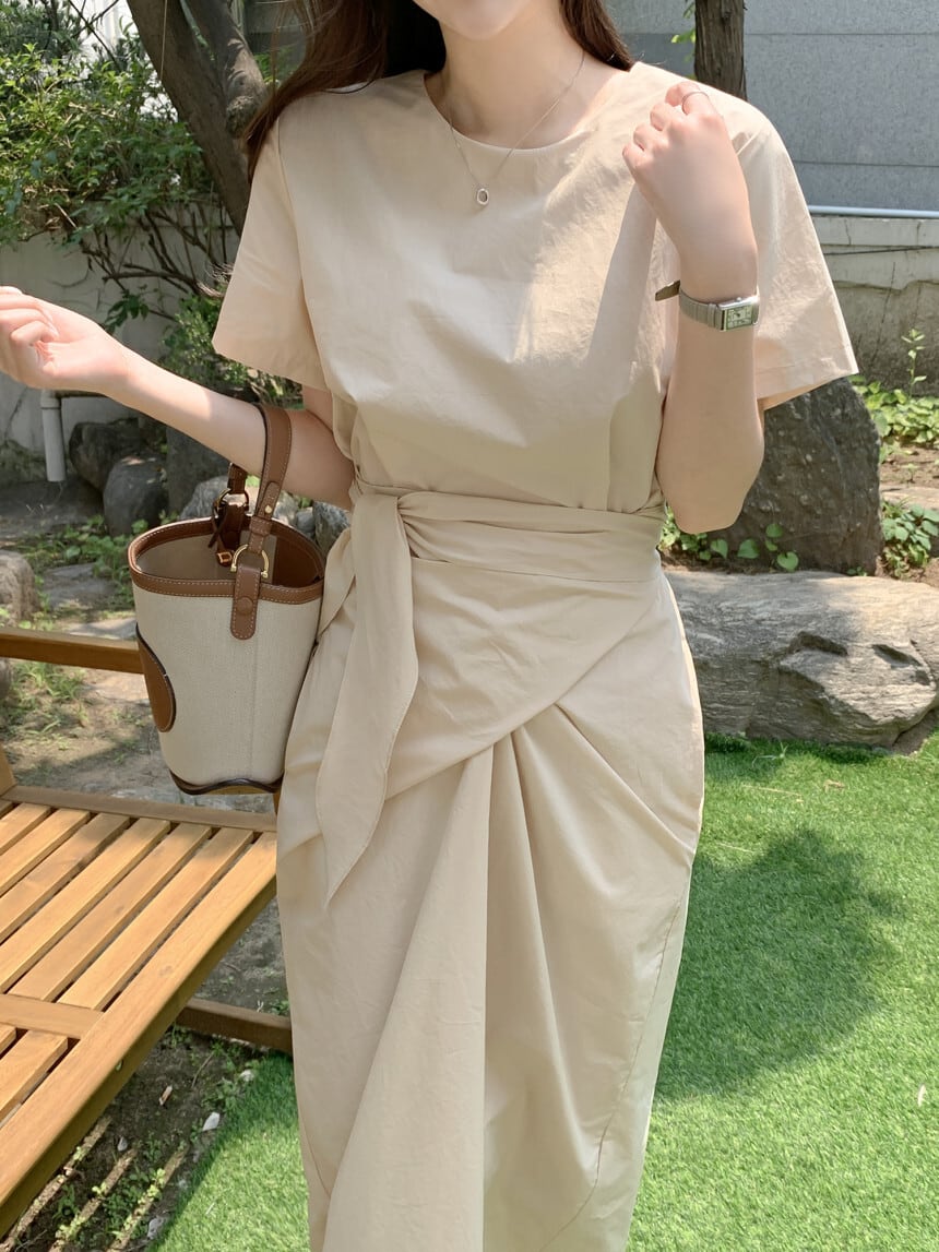 【dress】無地ワンピース　M24810