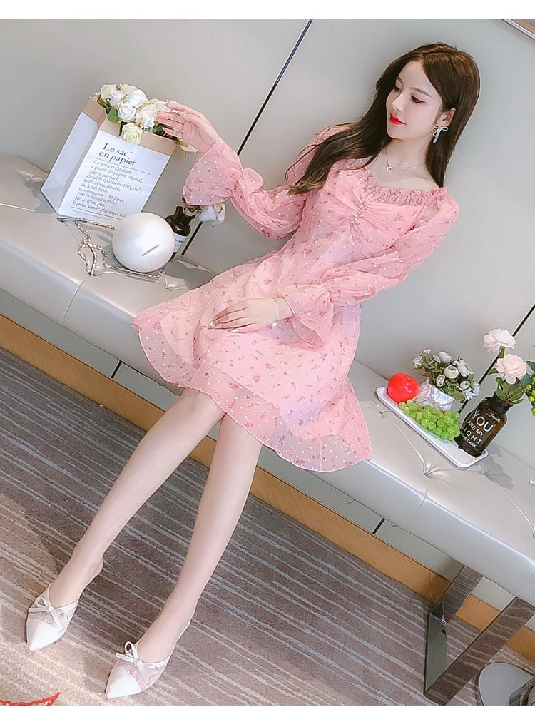 【dress】デートワンピース　M25356