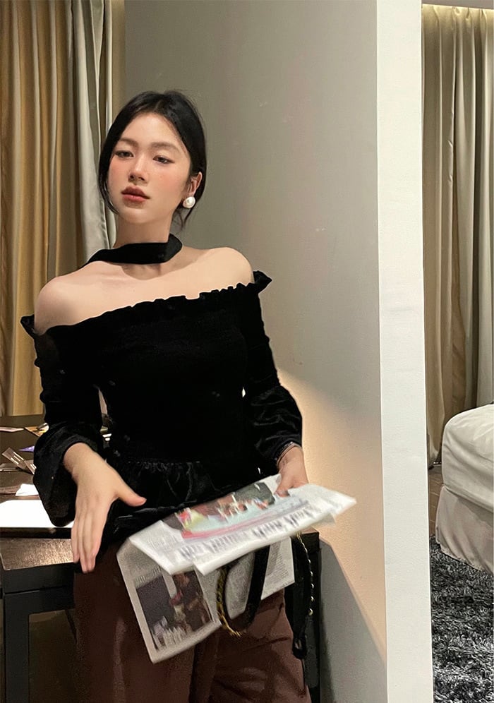 【tops】オフショルダーブラウスG20160