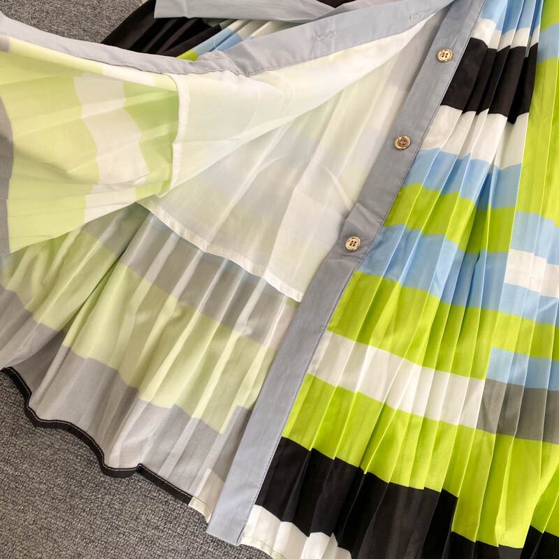 【dress】カラーマッチングワンピース G20727