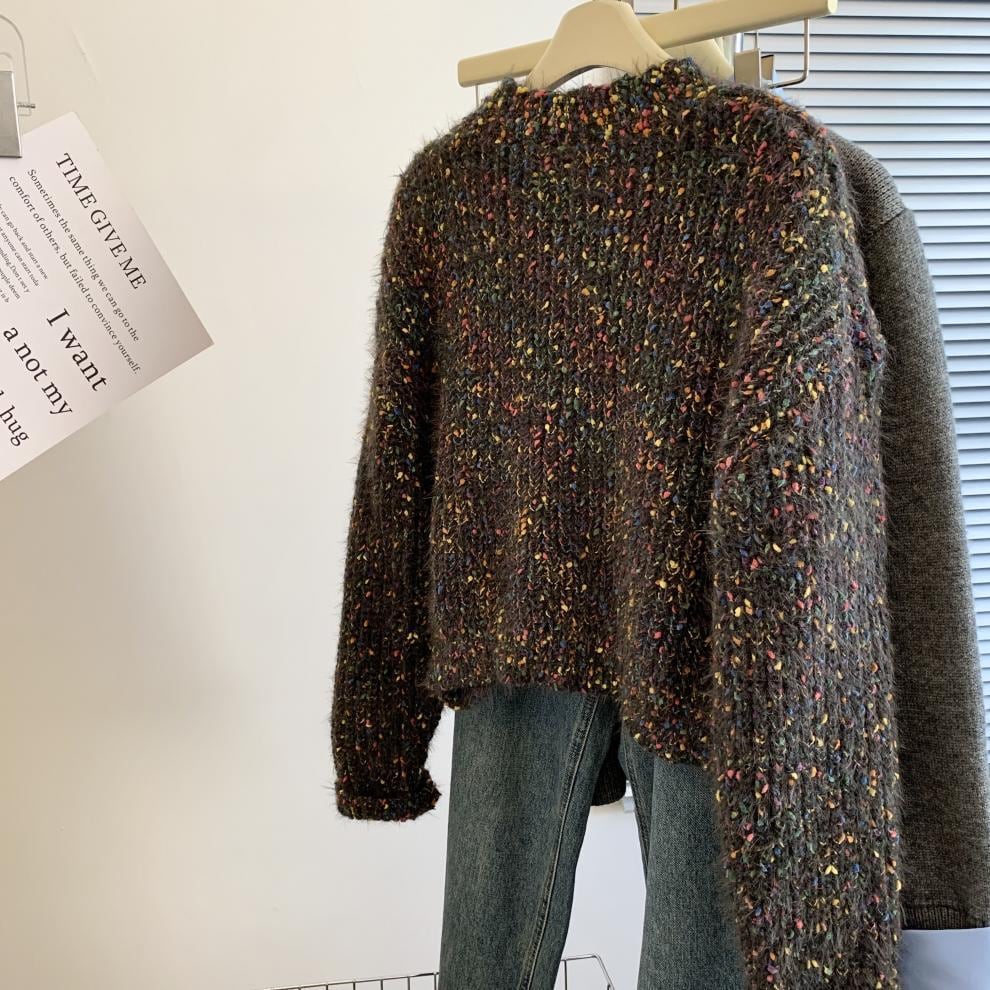 【outer】Vネックニットカーデ　M29269