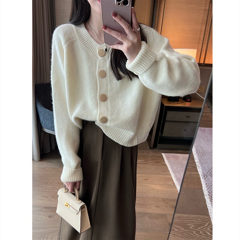 【outer】ニットカーデ　M25678