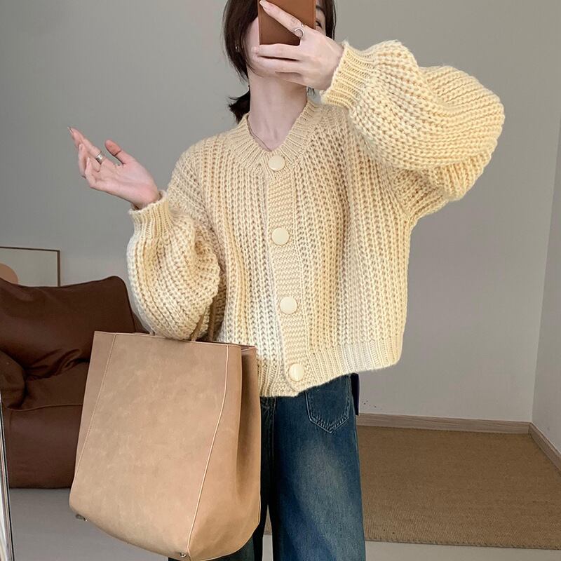 【outer】ニットカーデ　M19173