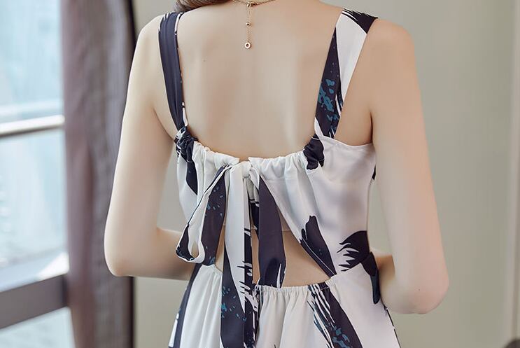 【dress】好感度UP!気質満点プリントスウィートキャミワンピース G0141