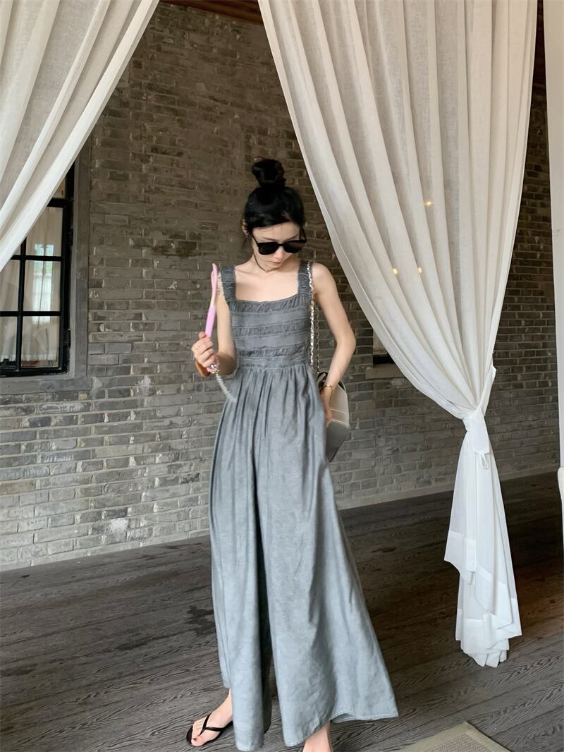 【set】ギャザーオールインワンG21033