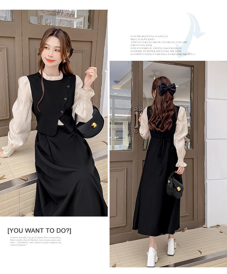 【dress】ドッキングワンピース　M18729