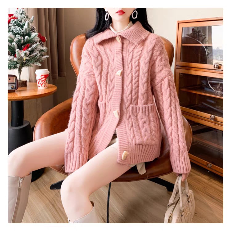 【outer】ニットカーデ　M25750