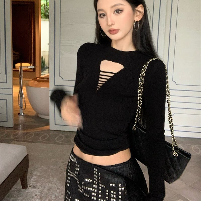 【tops】長袖Tシャツ　M29685