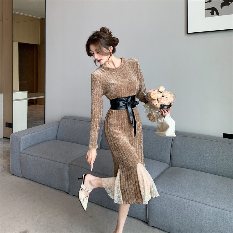 【dress】マーメイドワンピース　M19087