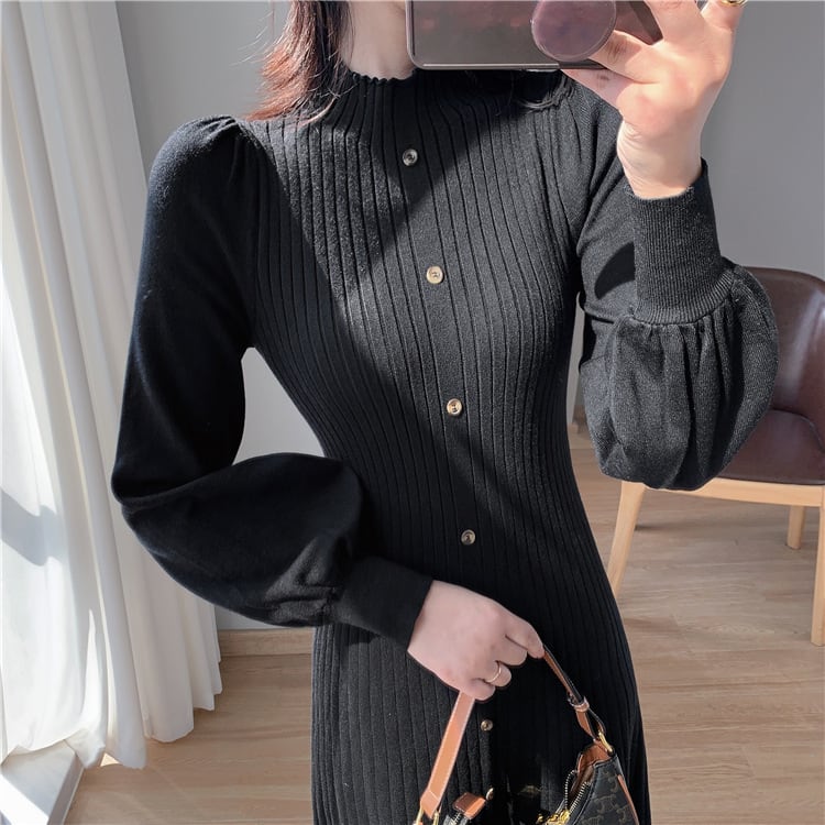 【dress】ニットワンピース　M25449