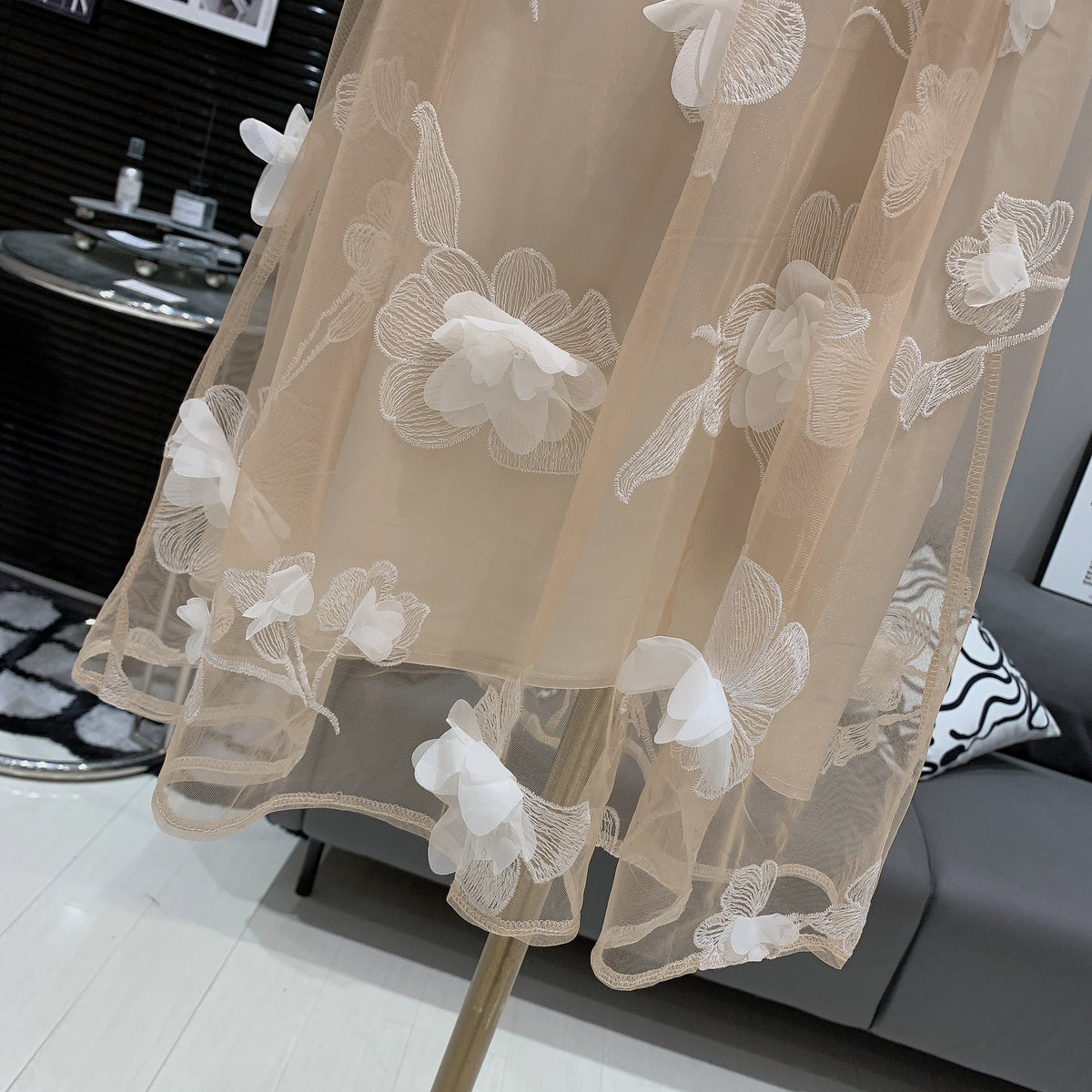 【dress】立体フラワーワンピース　M24781