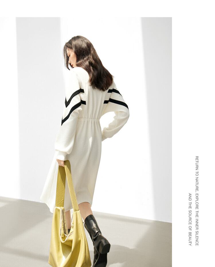 【dress】カジュアルニットワンピース　M18942