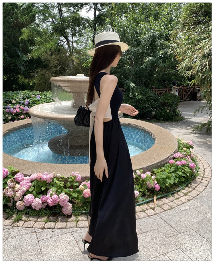 【dress】バックレスワンピース　M24583