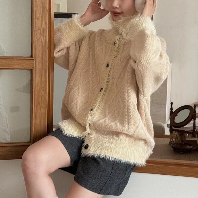 【outer】ニットカーデ　M27352