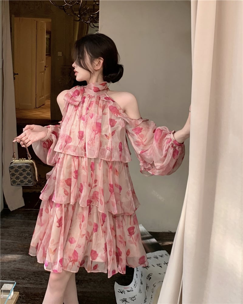 【dress】花柄ワンピース G20407