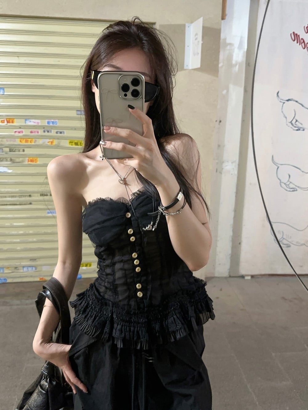 【tops】レースベアトップ　M24808