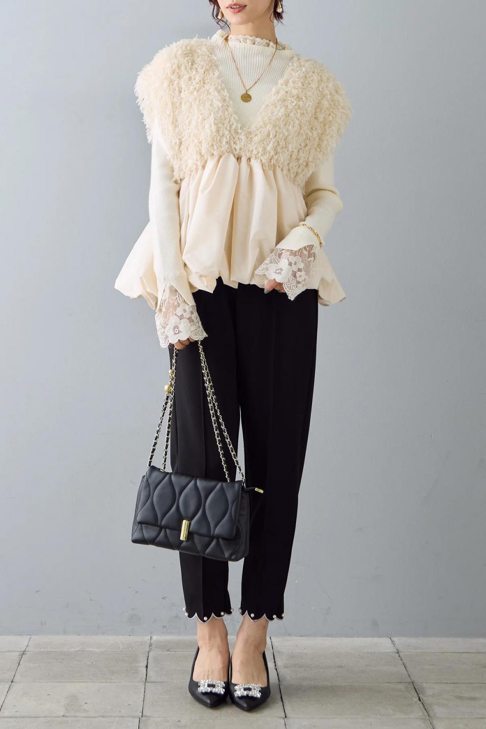 【tops】ドッキングVネックベスト　M28683