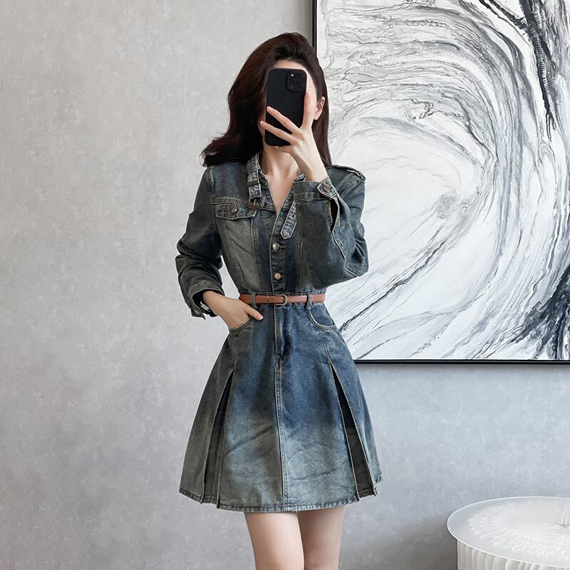 【dress】デニムワンピース　M27188