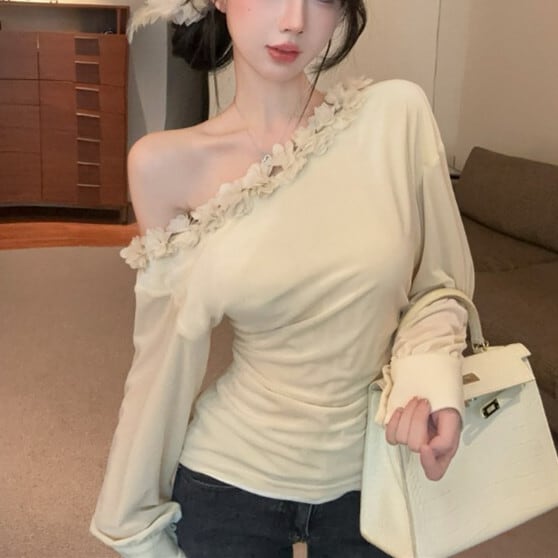 【tops】オフショルダートップス　M29083