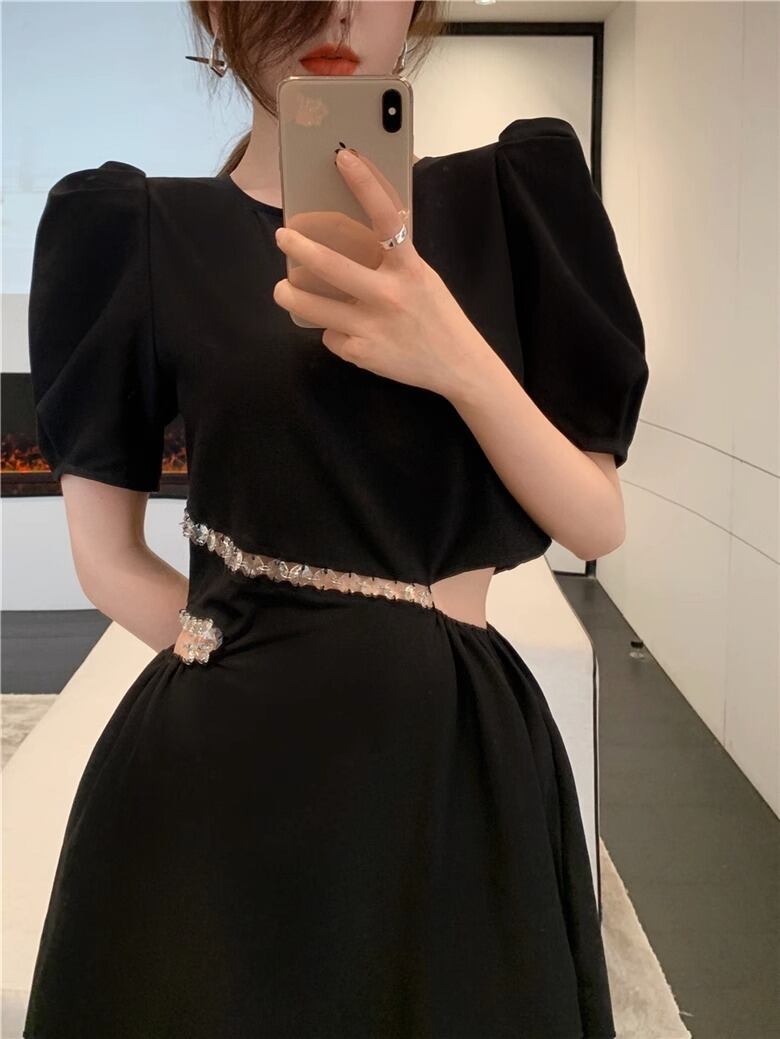 【dress】ウエストカットワンピース G21055
