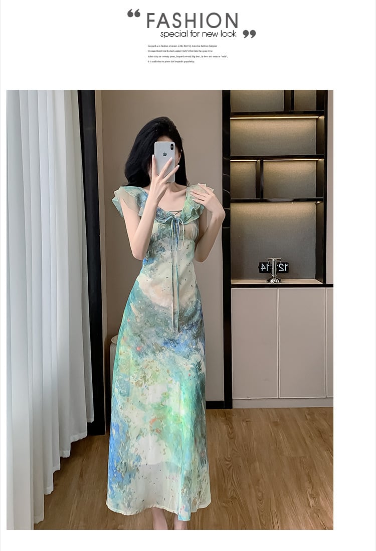 【dress】フリルワンピース　M25147