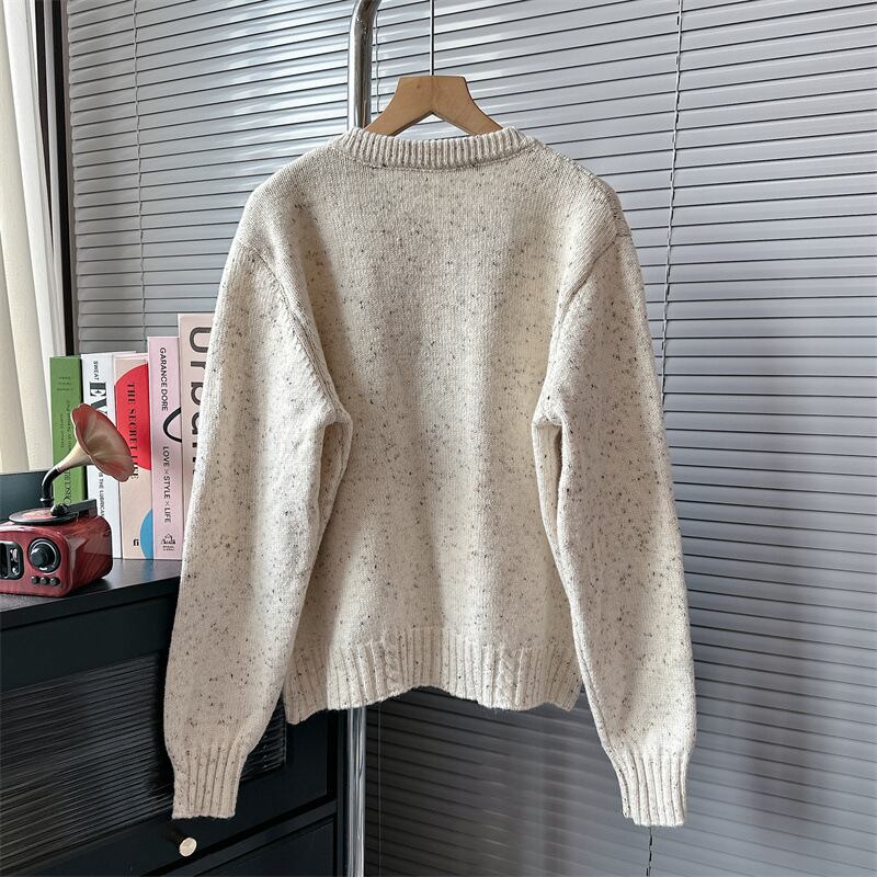 【outer】クルーネックニットカーデ　M18878