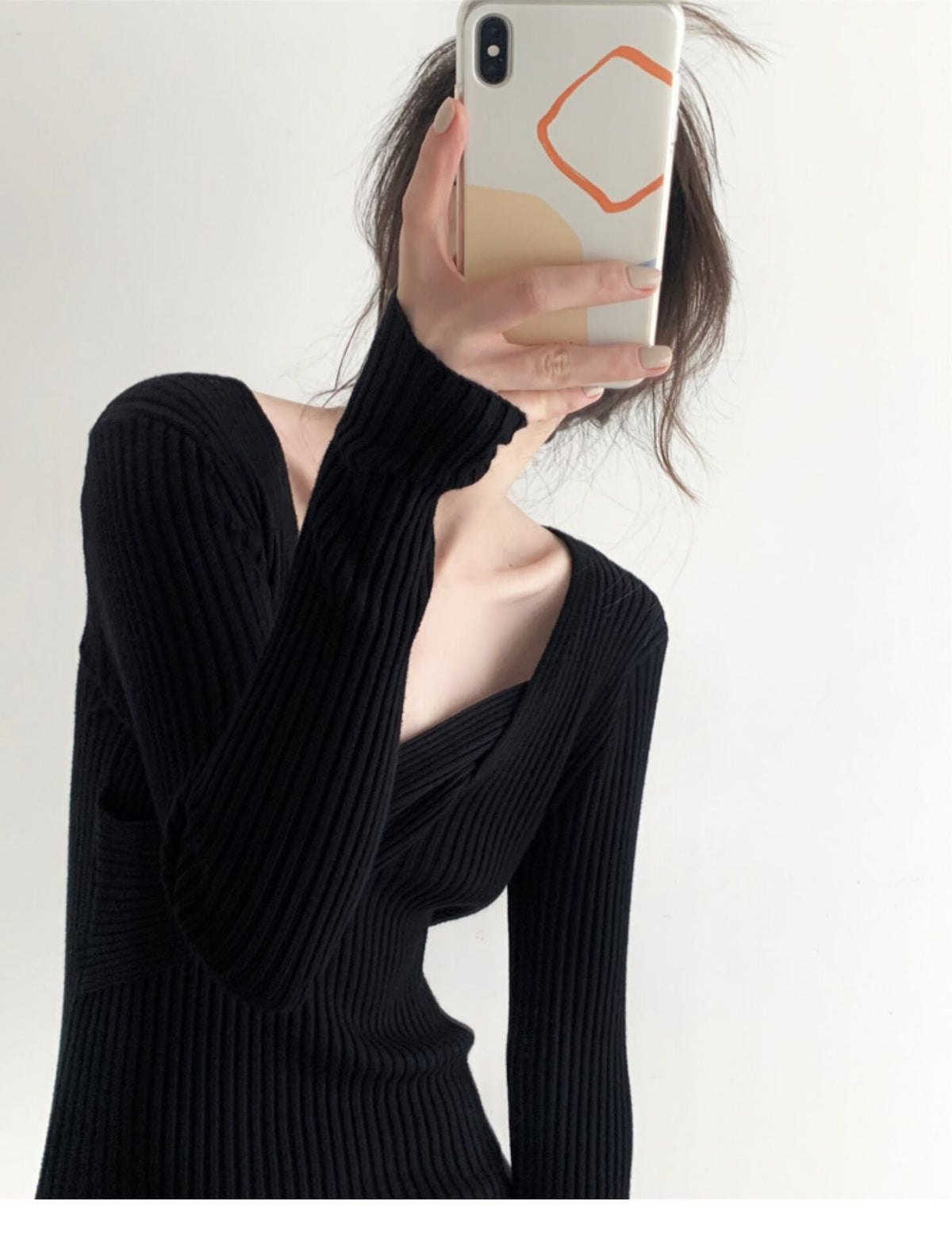 【dress】ニットワンピース　M19036