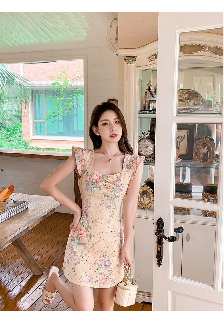 【dress】プリントワンピース　M23953