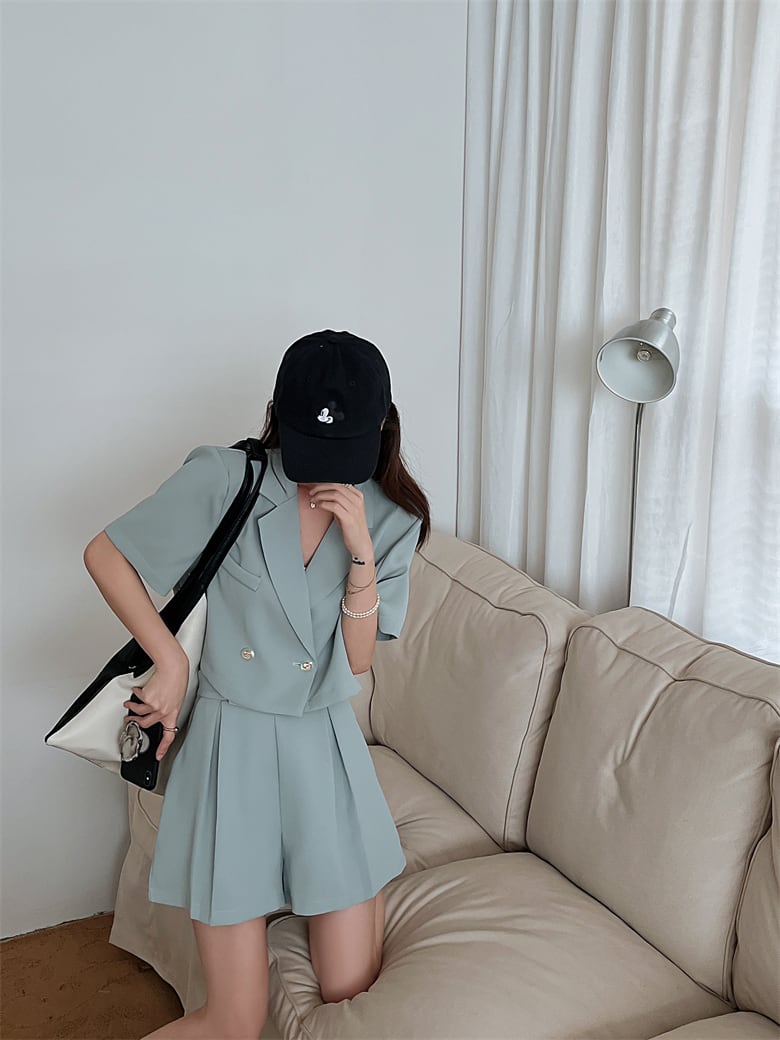 【set】スーツジャケット×ショートパンツセット　M24665