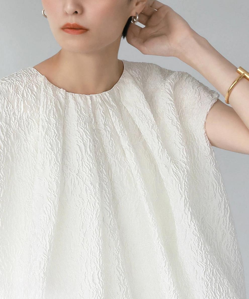 【tops】ジャカードトップス　M24075
