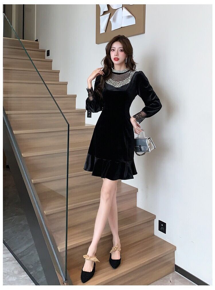 【dress】デートワンピース　M18900