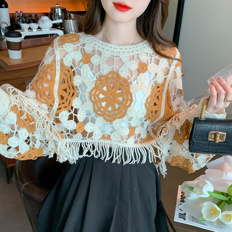 【tops】レースプルオーバー　M29359