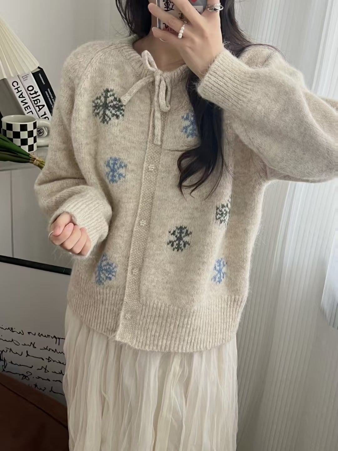 【outer】ニットカーデ　M29044