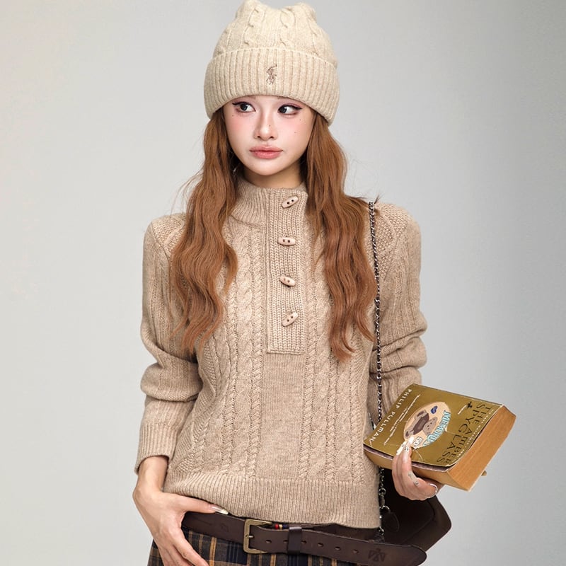 【tops】ニットトップス Q7398