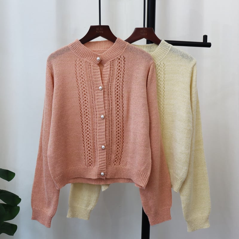 【outer】ニットカーデ　M25738