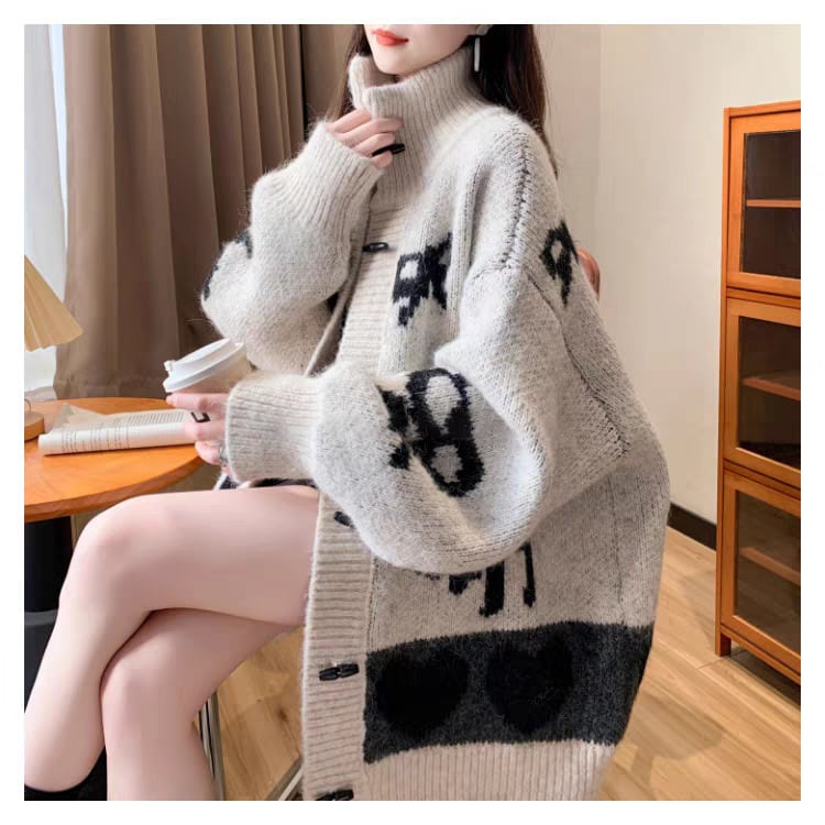 【outer】ニットカーデ　M28167