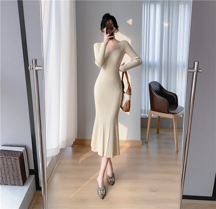 【dress】ニットワンピース　M28020