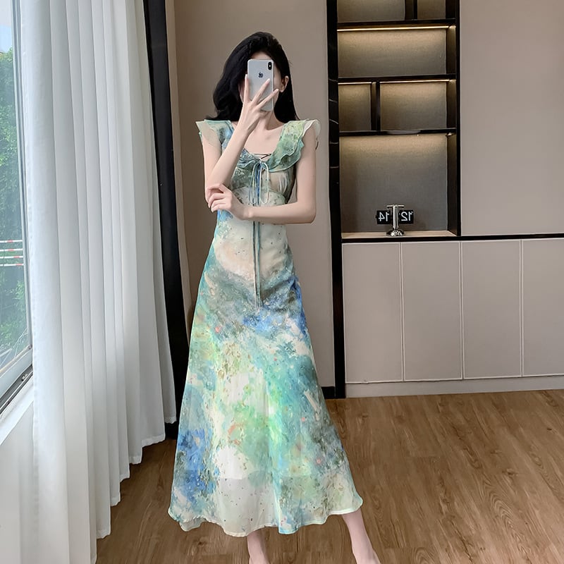 【dress】フリルワンピース　M25147