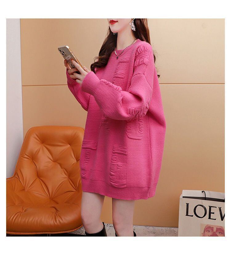 【tops】クルーネックニットセーター　M29145