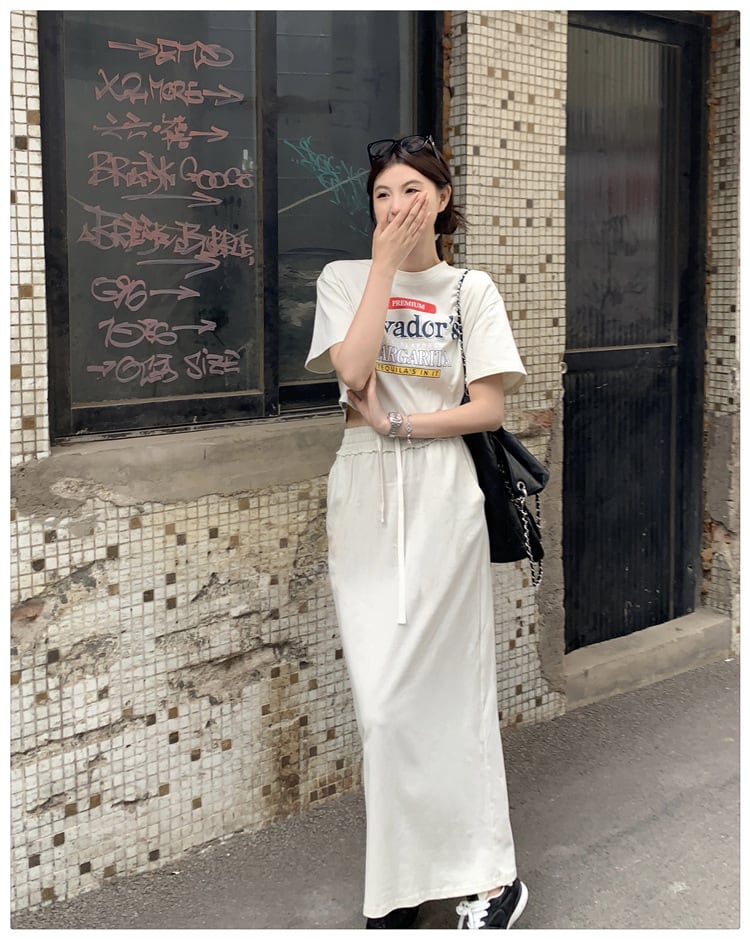 【set】Tシャツ×スカートセット　M24649