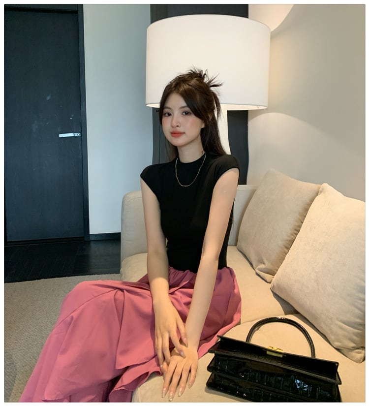 【dress】不規則 イレギュラードッキングワンピース　M23909