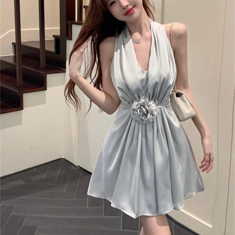 【dress】ホルターネックワンピース　M24815