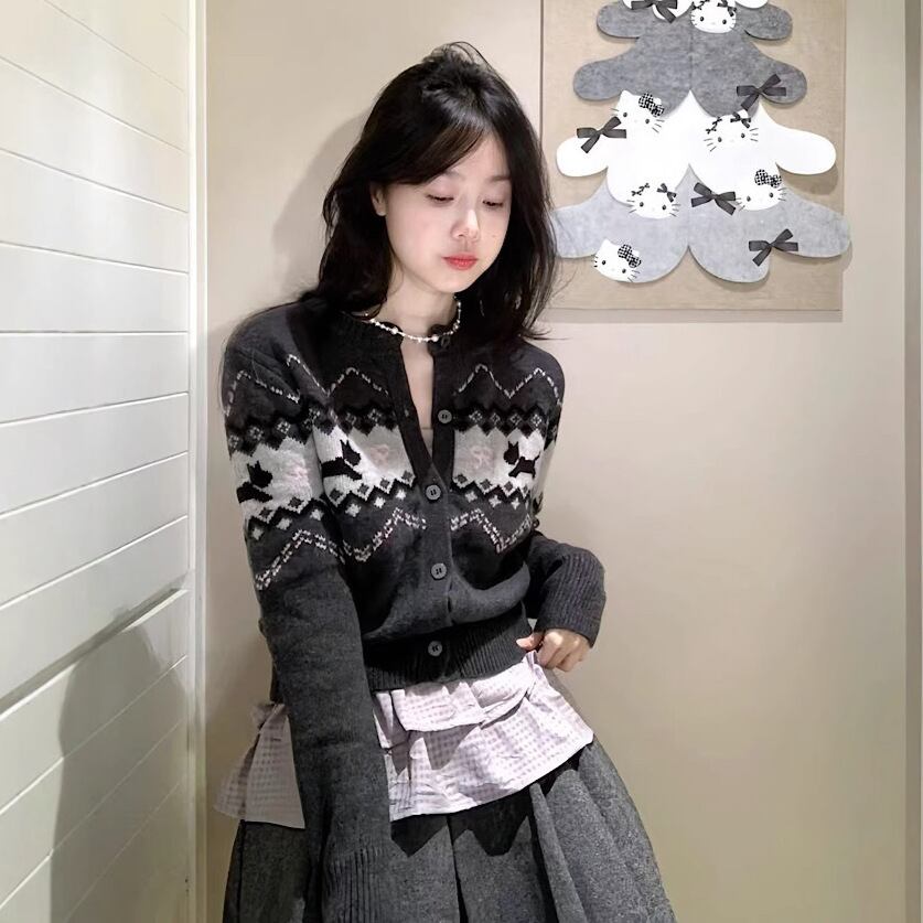 【outer】ニットカーデ　M28113