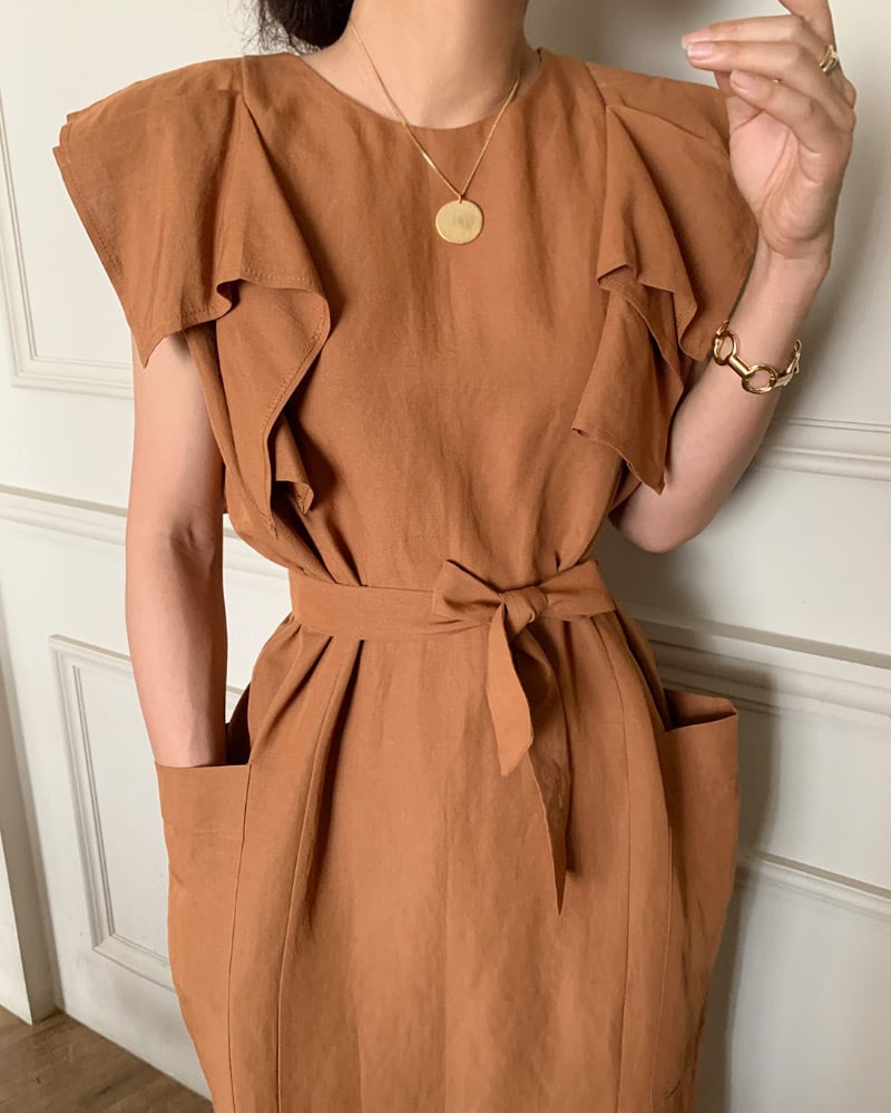 【dress】フリルワンピース　M24723