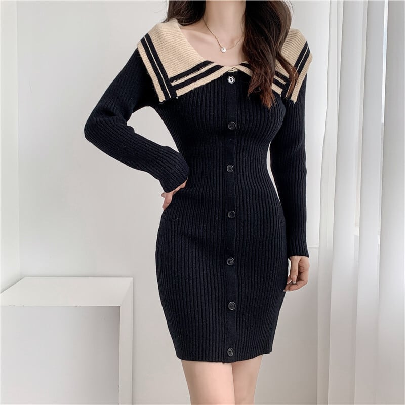 【dress】ニットワンピース　M25516
