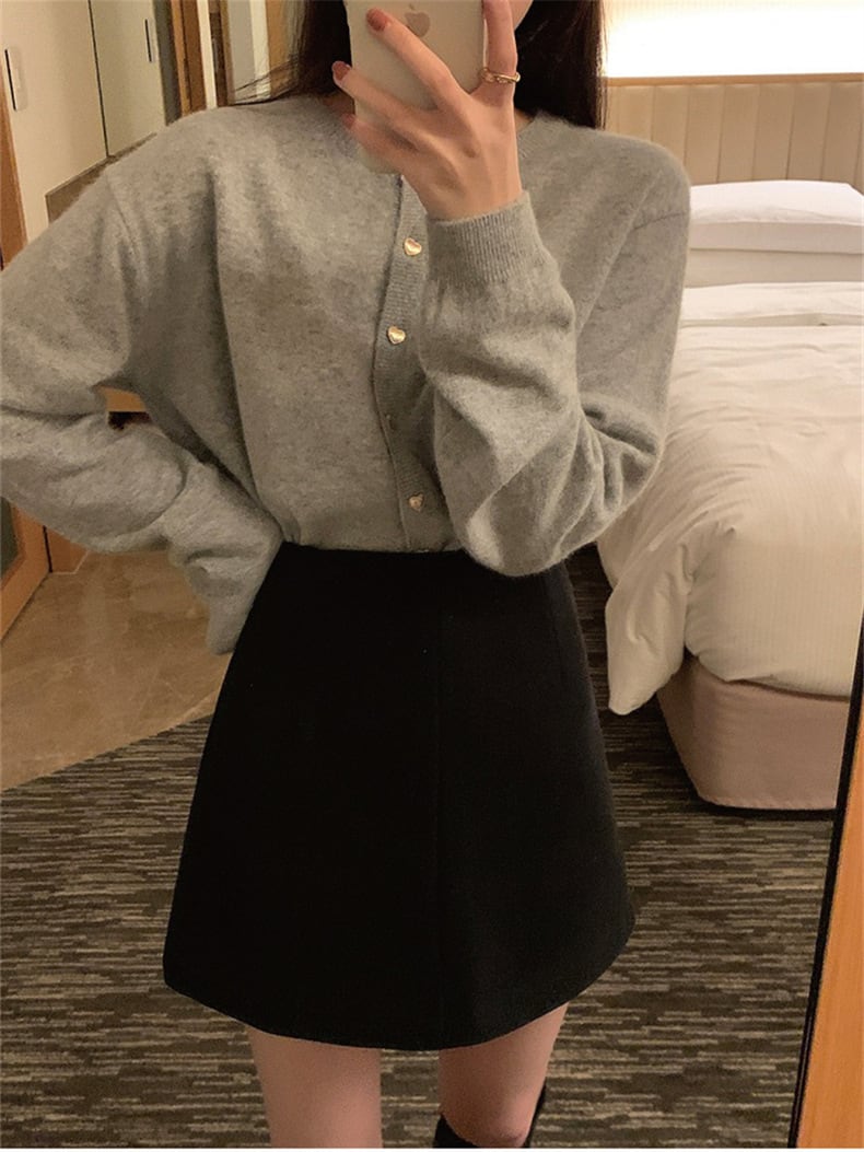 【outer】ニットカーデ　M25958