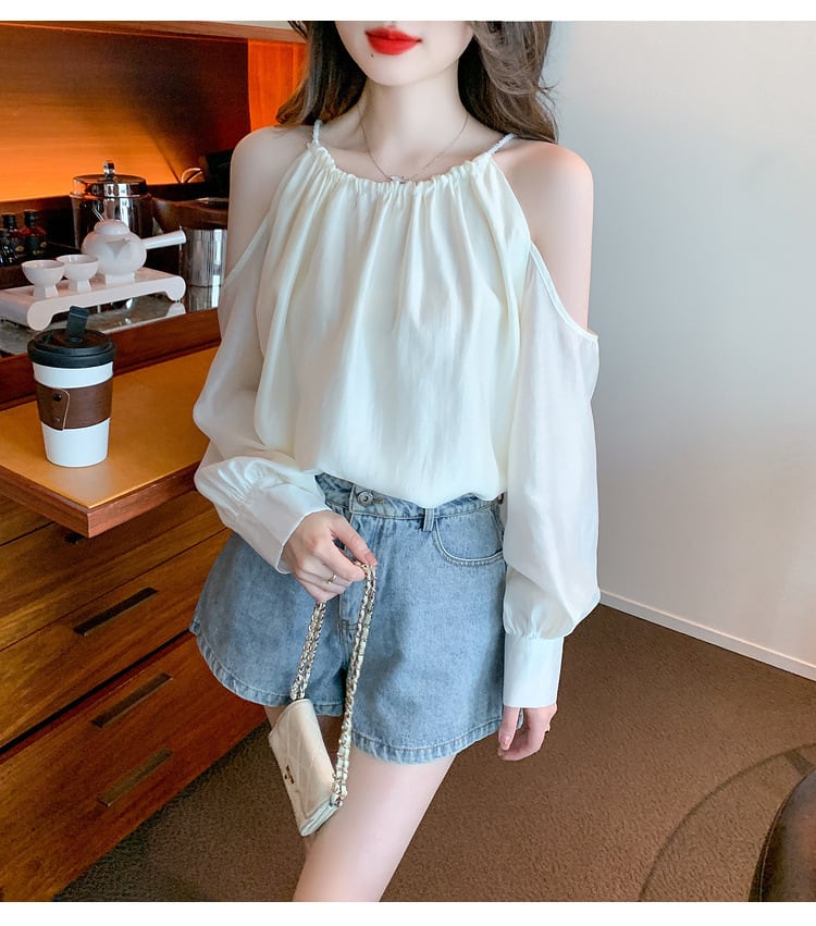 【tops】オフショルダートップス　M25443