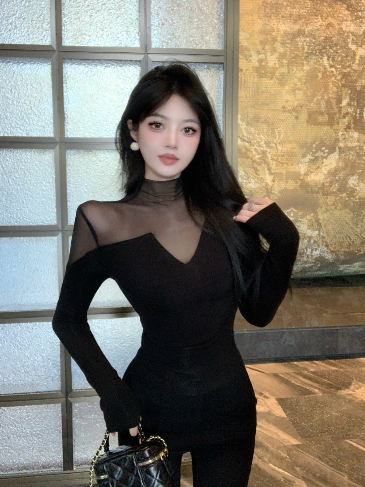 【tops】チュールドッキングトップス　M27998